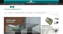 Desktop Screenshot of equipamientoescolar.com